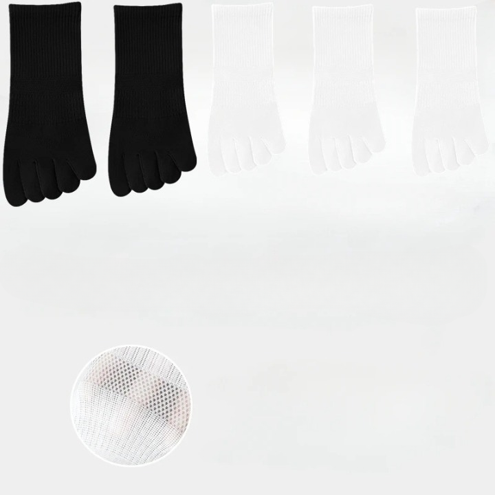 Chaussettes orteils séparés orthopédie - 36 / Argent