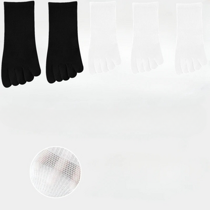 Chaussettes orteils séparés orthopédie - 36 / Argent