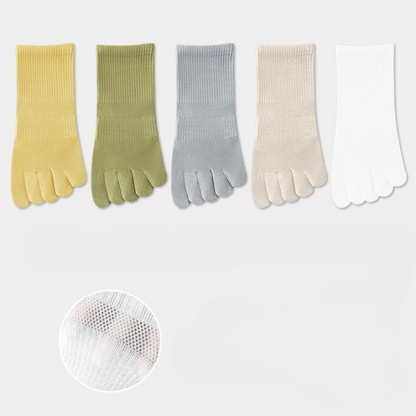 Chaussettes orteils séparés orthopédie - 35 / Jaune