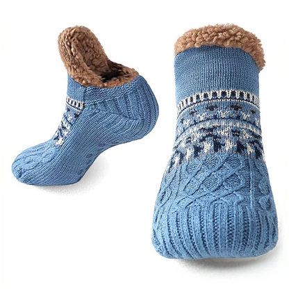 chaussettes pantoufle homme/femme - 37 / FireBrick
