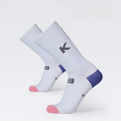 Chaussettes randonnees femme - 36 / Blanc
