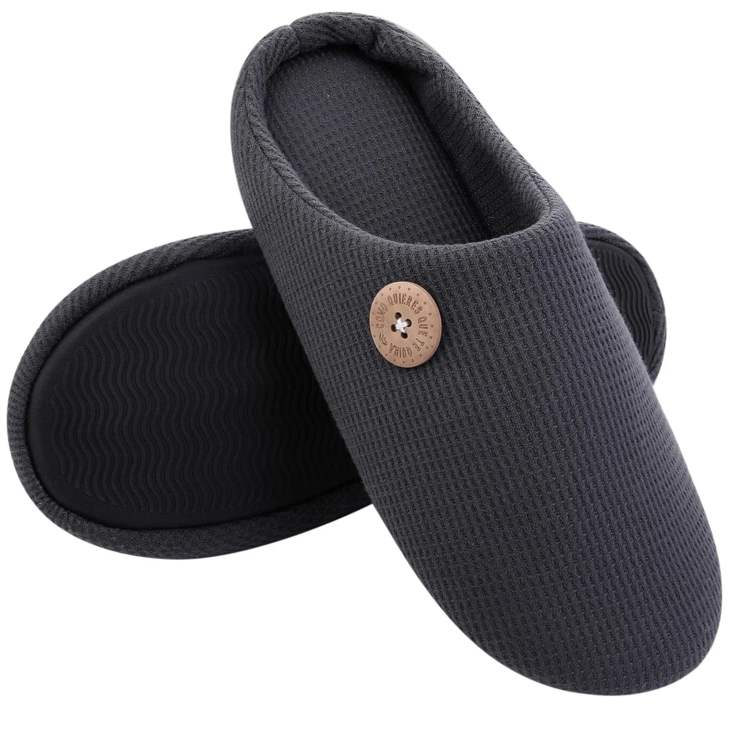 Chausson Orthopédique Chaude en Coton pour Hommes et Femmes - Noir / 42-43