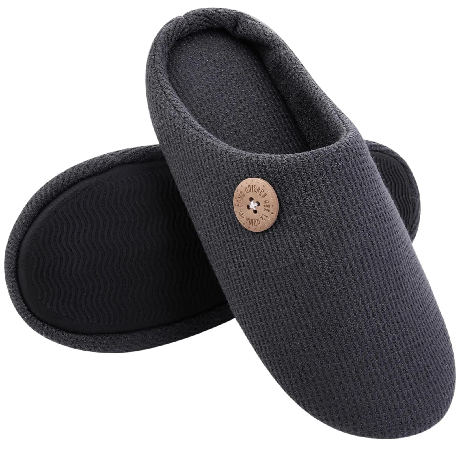 Chausson Orthopédique Chaude en Coton pour Hommes et Femmes - Noir / 42-43