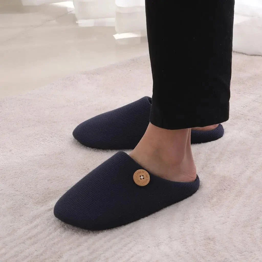 Chausson Orthopédique Chaude en Coton pour Hommes et Femmes - Gris / 36-37