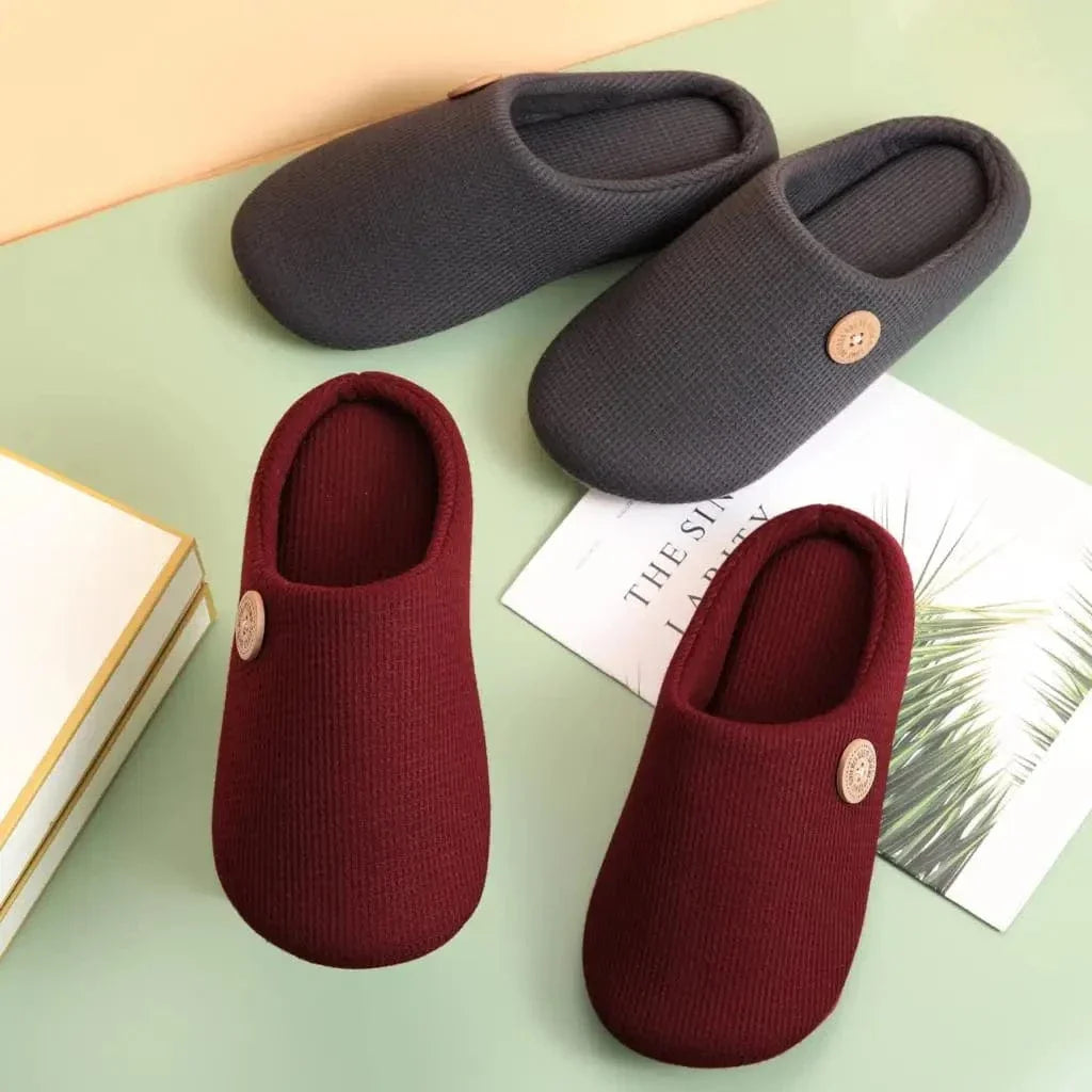 Chausson Orthopédique Chaude en Coton pour Hommes et Femmes - Gris / 44-45