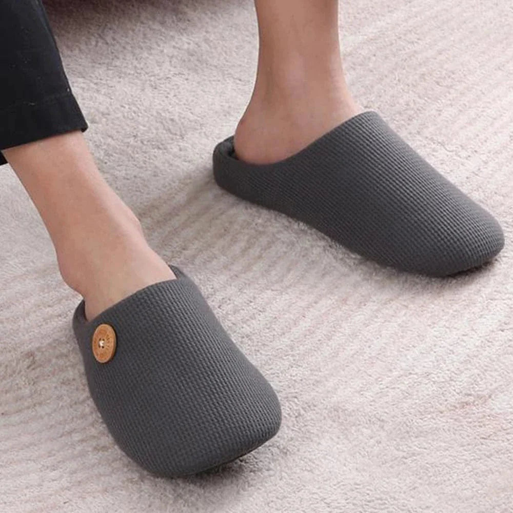 Chausson Orthopédique Chaude en Coton pour Hommes et Femmes - Gris / 42-43