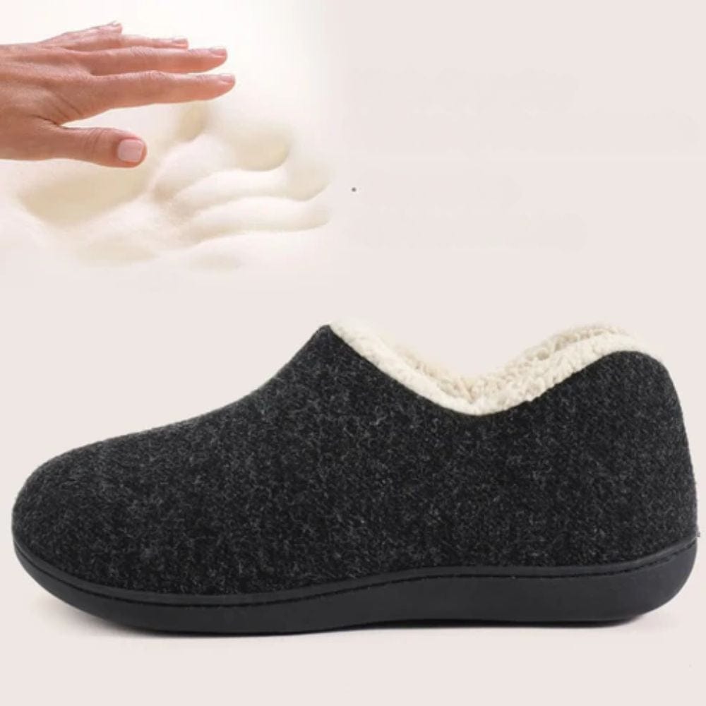 Chausson Orthopédique Femme Design et Chaud pour l’Hiver - Gris / 39