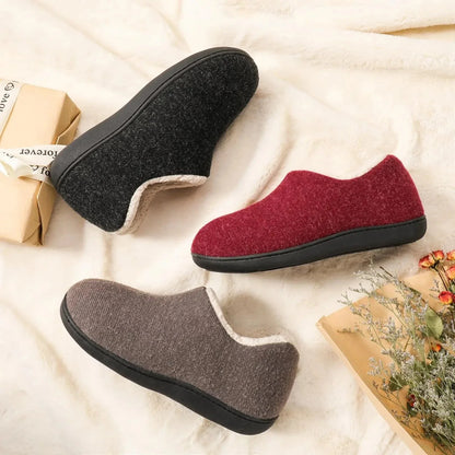 Chausson Orthopédique Femme Design et Chaud pour l’Hiver - Gris / 37