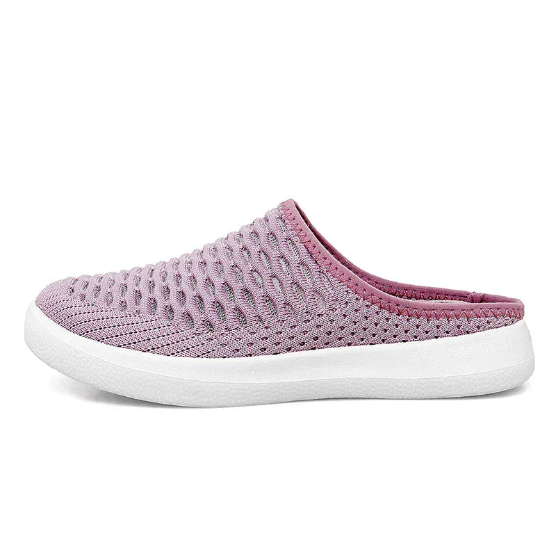 Chausson Orthopédique Léger et Décontracté en Maille pour Femme - Noir / 38