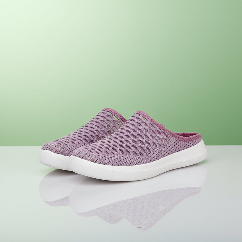 Chausson Orthopédique Léger et Décontracté en Maille pour Femme - Rose / 35