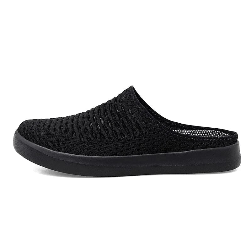 Chausson Orthopédique Léger et Décontracté en Maille pour Femme - Noir / 39