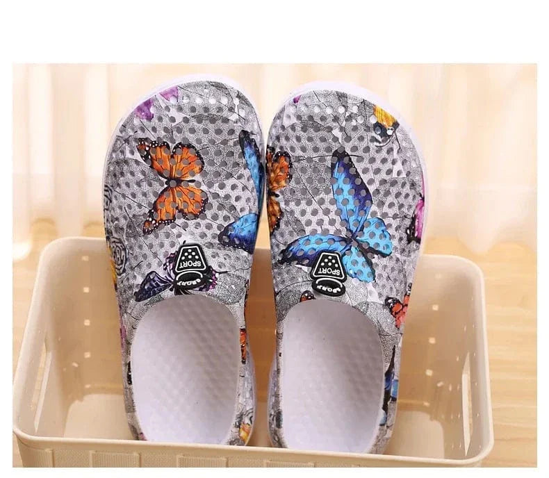 Chausson Orthopédique Respirant Et Coloré Pour Femme - Bleu / 39