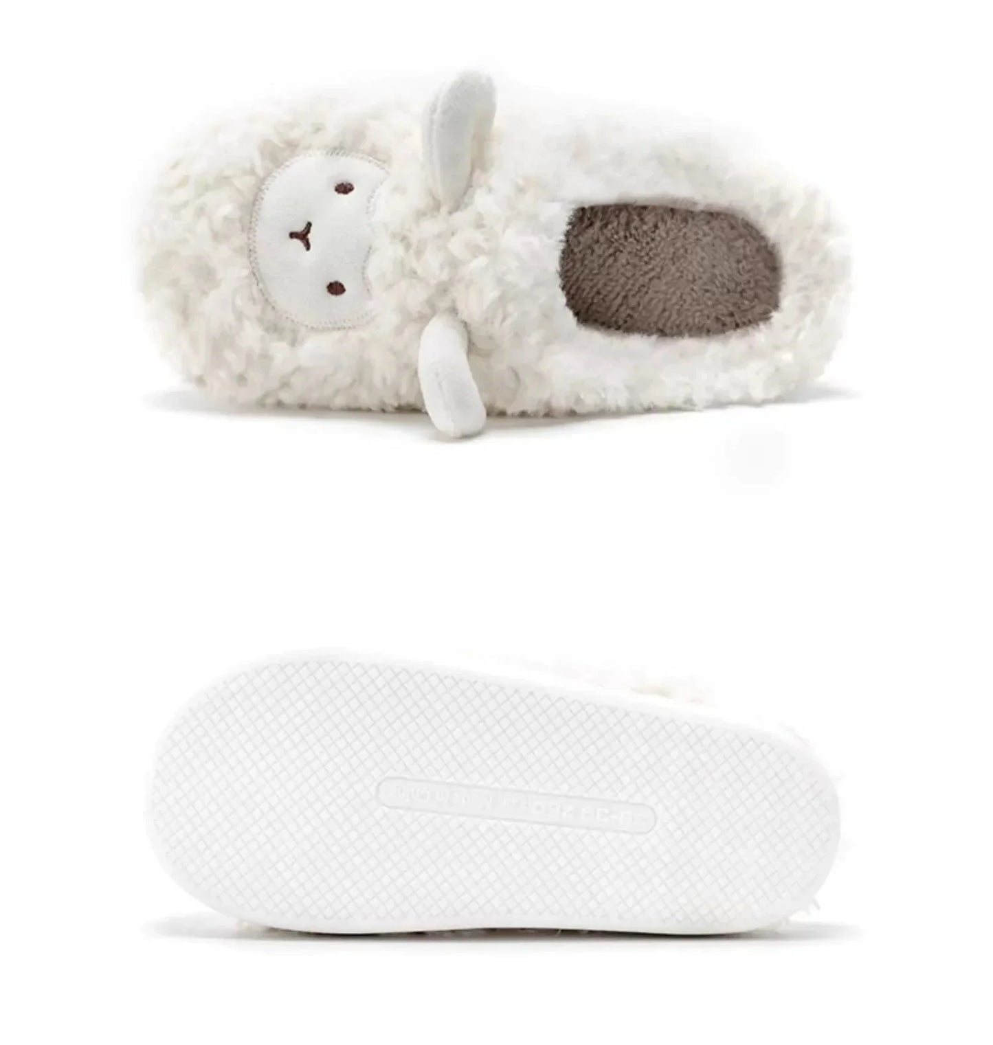 Chaussons À Semelle Intérieure Orthopédique Flexible - Blanc / 37/38
