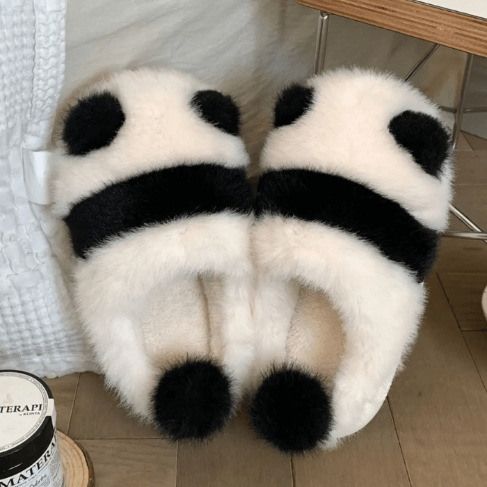 CHAUSSON ORTHOPÉDIQUE FEMME CHAUDS RIGOLOS PANDA - Confort Orthopédique