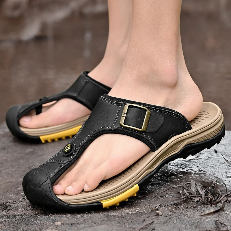 Chaussons claquettes homme