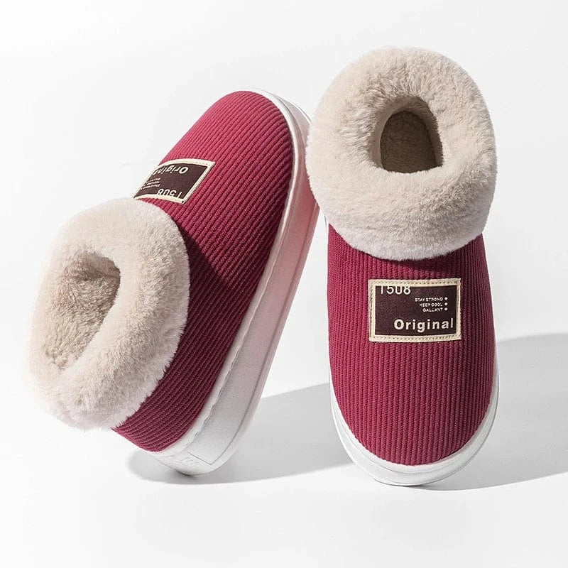 Chaussons Orthopédique Chaudes pour Femmes - Bordeaux / 40/41