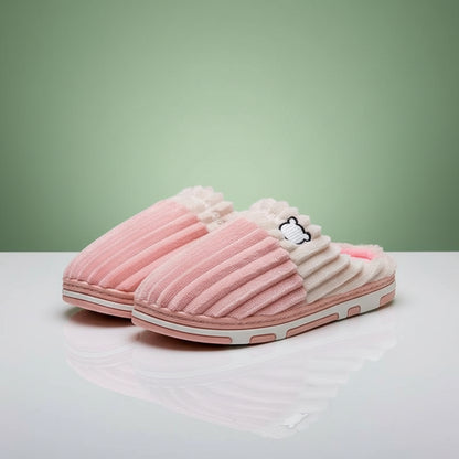 Chaussons Orthopédique de Maison en Fourrure pour Femme - Violet / 40-41