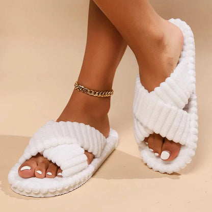 Chaussons Orthopédique en Velours Femme - Rose / 38-39
