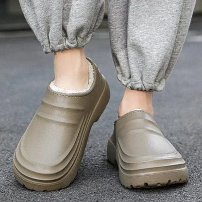 Chaussons Orthopédique Imperméables à Plateforme pour Hommes - Beige / 41