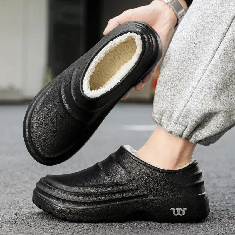 Chaussons Orthopédique Imperméables à Plateforme pour Hommes - Beige / 38