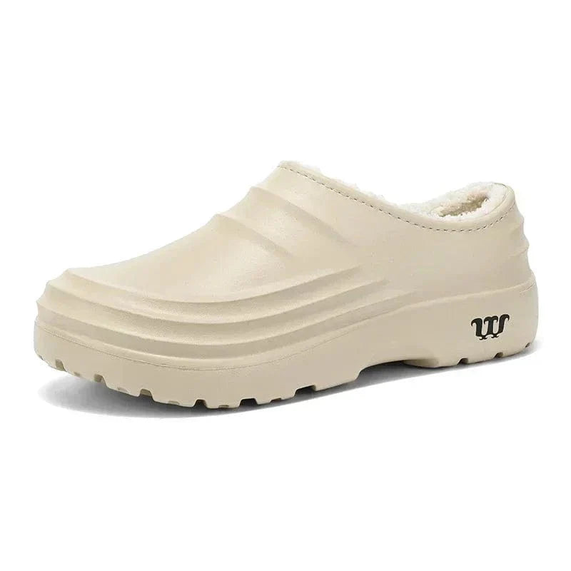 Chaussons Orthopédique Imperméables à Plateforme pour Hommes - Beige / 42