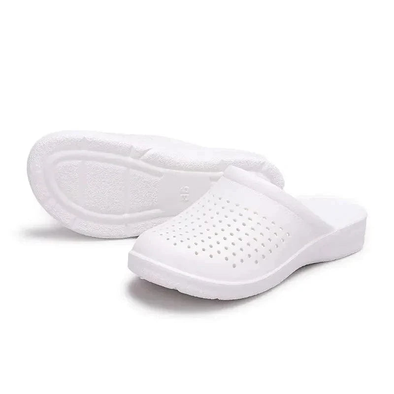 Chaussons Orthopédiques à Semelles Compensées pour le Travail - Noir / 39