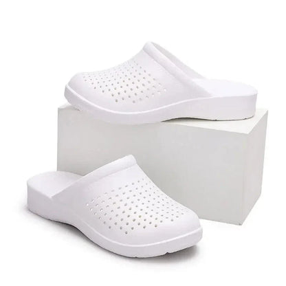 Chaussons Orthopédiques à Semelles Compensées pour le Travail - Noir / 38