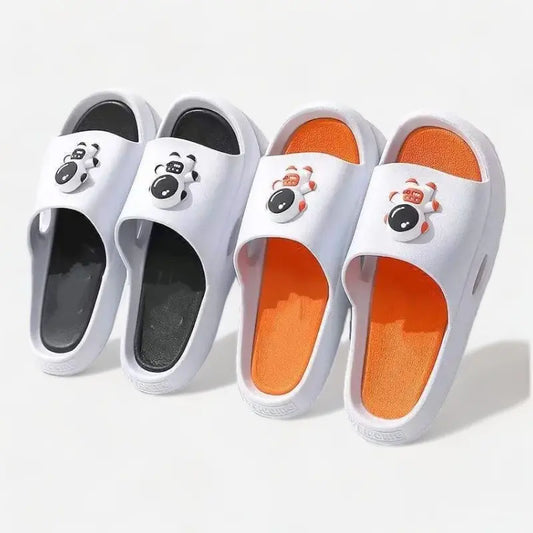 chaussons homme rigolos - 36 / Blanc