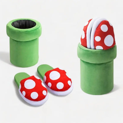Chaussons mario plante - 36 / Green