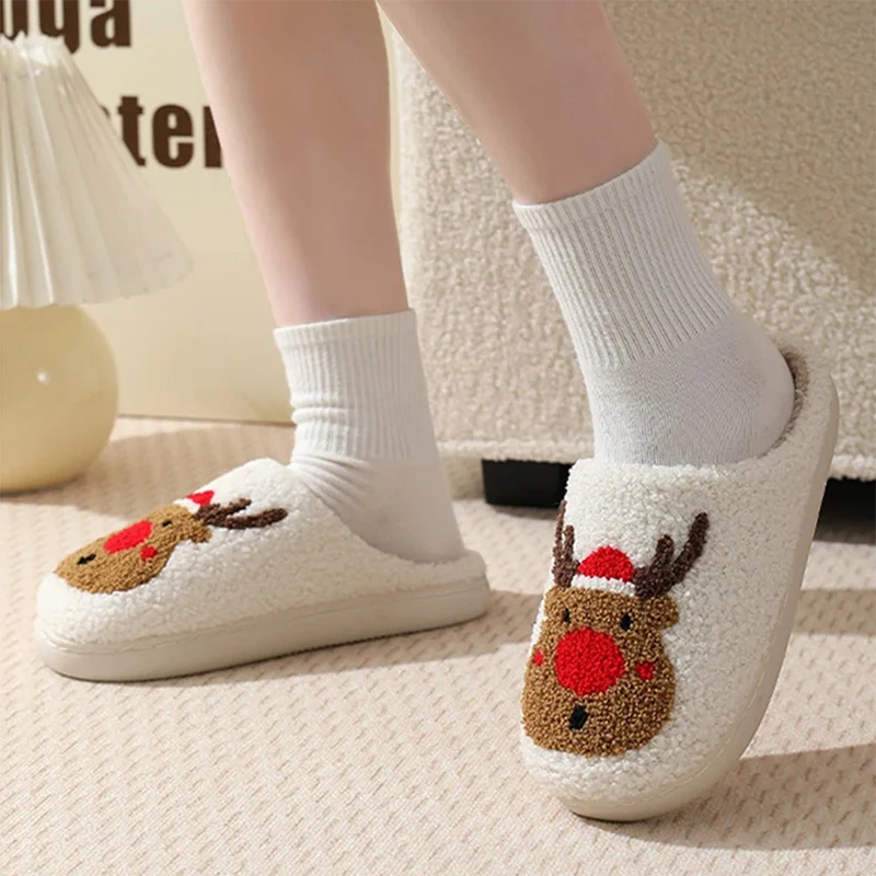 chaussons renne - 37 / Red