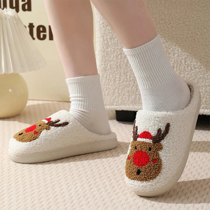chaussons renne - 37 / Red