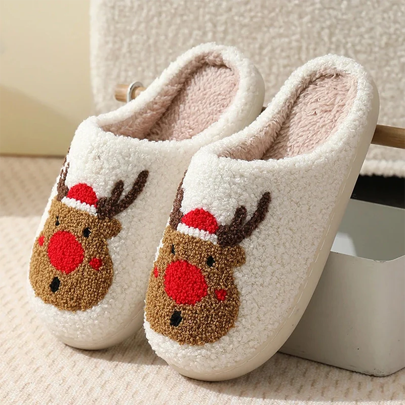 chaussons renne - 36 / Red