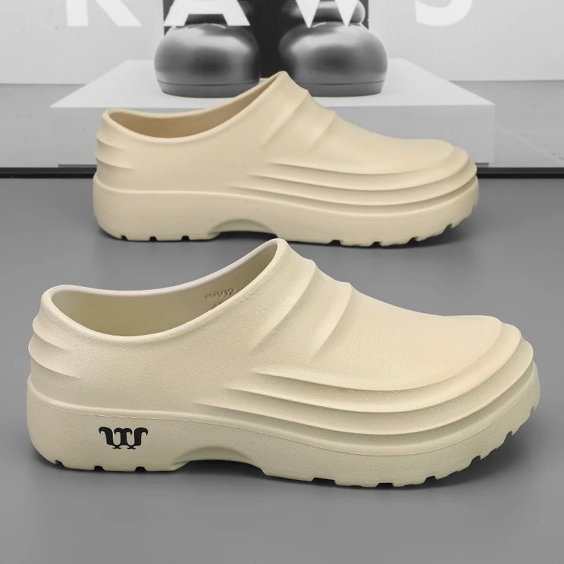 Sandales pour femmes à pieds très larges - 37 / Wheat
