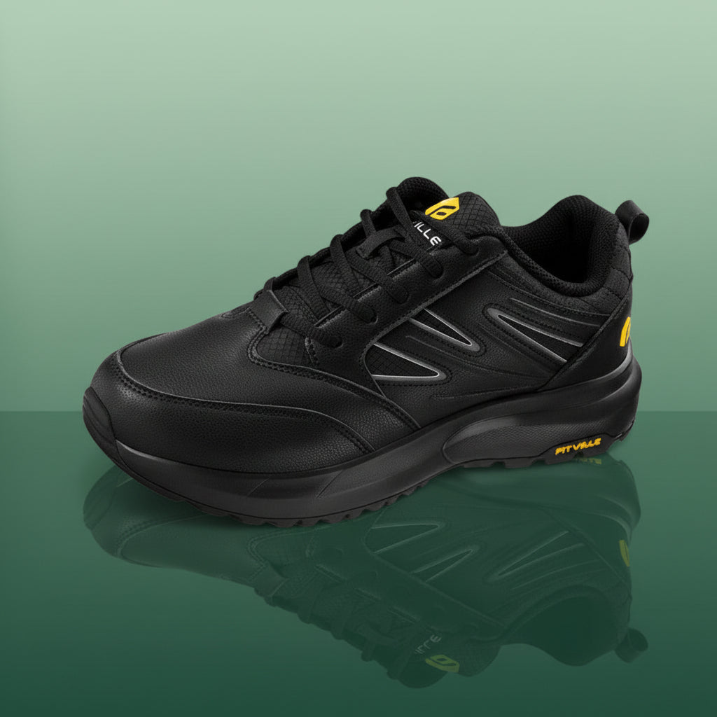 Chaussures de randonnée grande largeur pour homme - 38 / Black