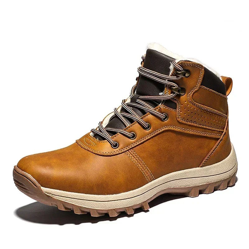 chaussure homme d'hiver en cuir - 36 / Chocolate