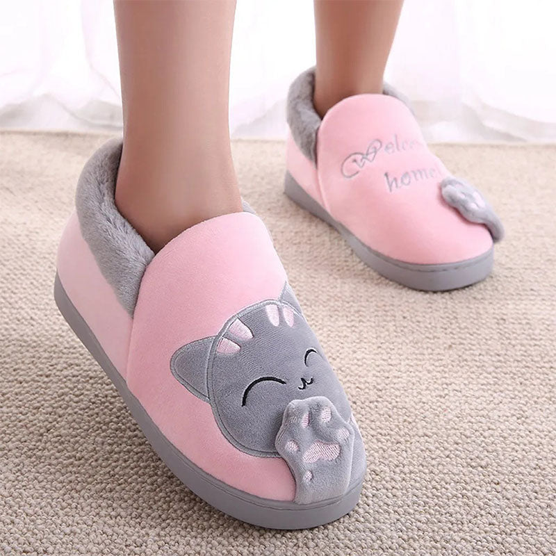 pantoufles chats pour femmes - 38 / Pink