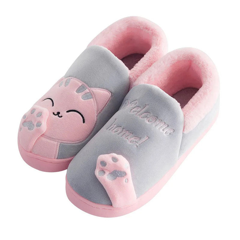pantoufles chats pour femmes - 36 / Lavender