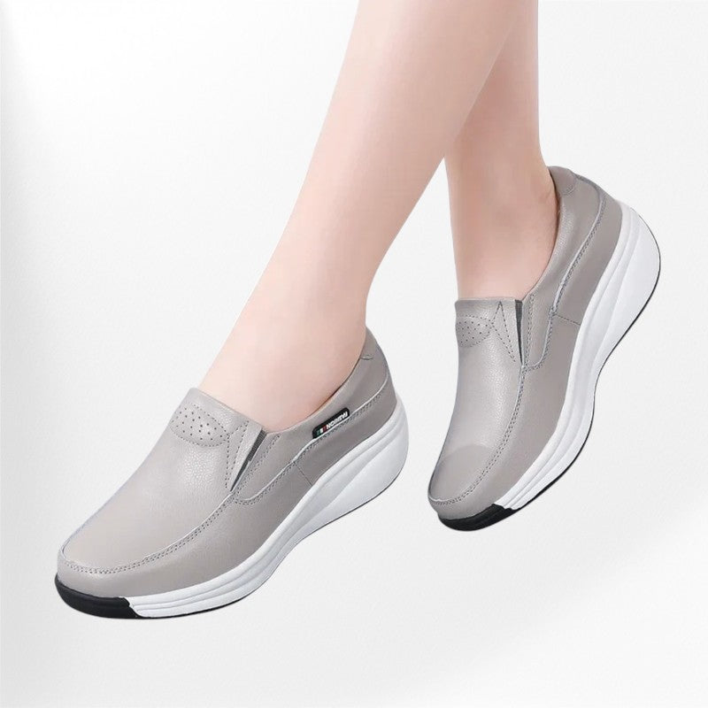 chaussure confort femme simili cuir - 37 / Black