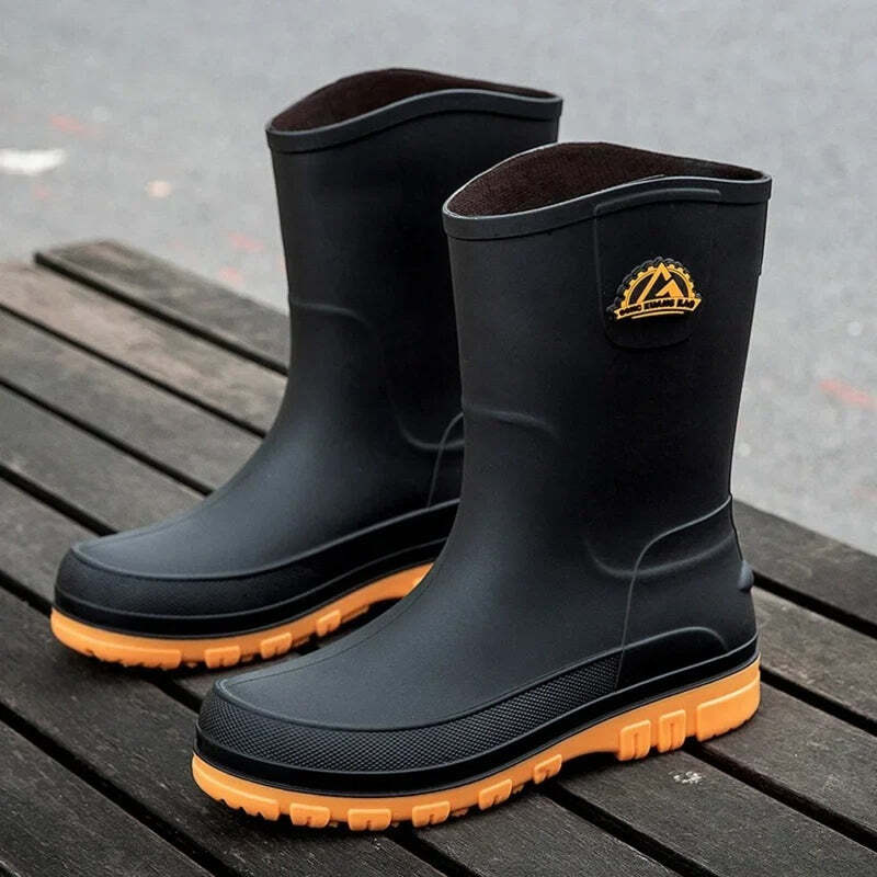 Chaussures de pluie montantes homme