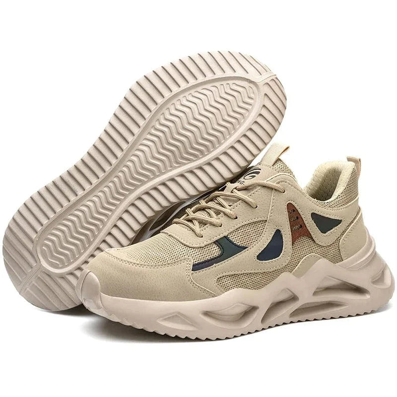 Chaussures De Sécurité Orthopédique Résistantes Avec Semelle Design - Beige / 41