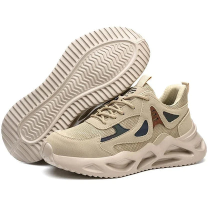 Chaussures De Sécurité Orthopédique Résistantes Avec Semelle Design - Beige / 41