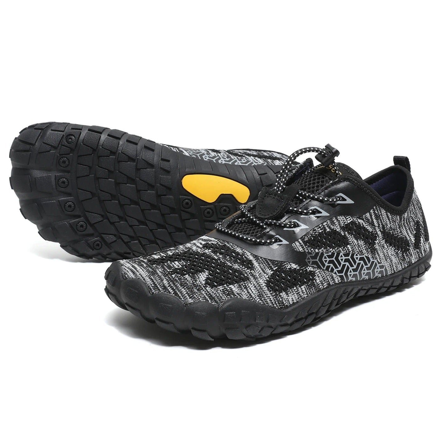 Chaussures Orthopédiques Hommes Pieds Larges. - Vert-Noir / 36