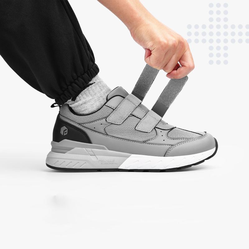 Chaussures diabétiques à scratch - 41 / Black