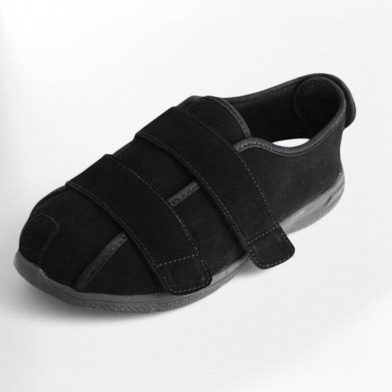 Chaussures orthopédiques à scratch pour la maison - 36 / DimGray