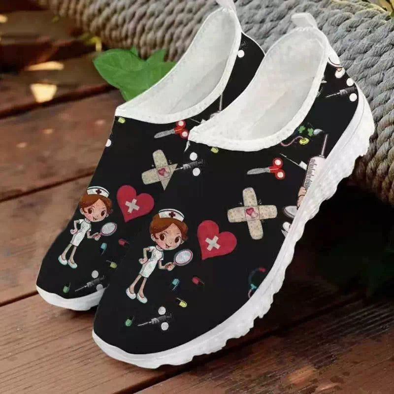 Chaussures confortables Respirantes à motifs - 37 / Pink