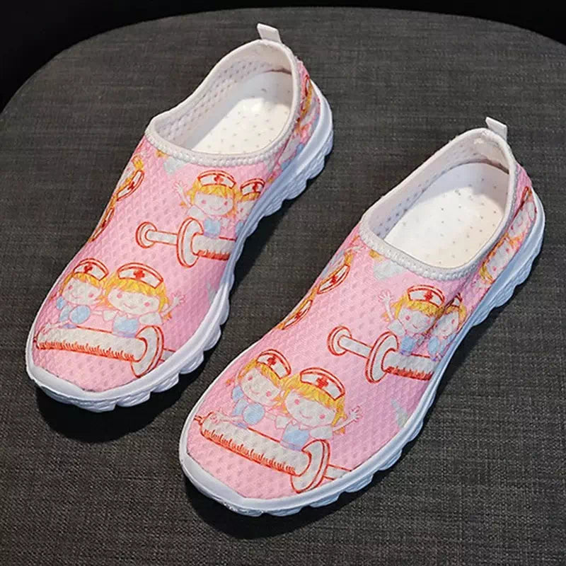 Chaussures confortables Respirantes à motifs - 37 / DeepPink