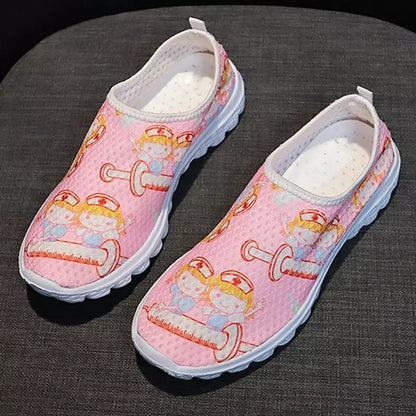 Chaussures confortables Respirantes à motifs - 37 / DeepPink