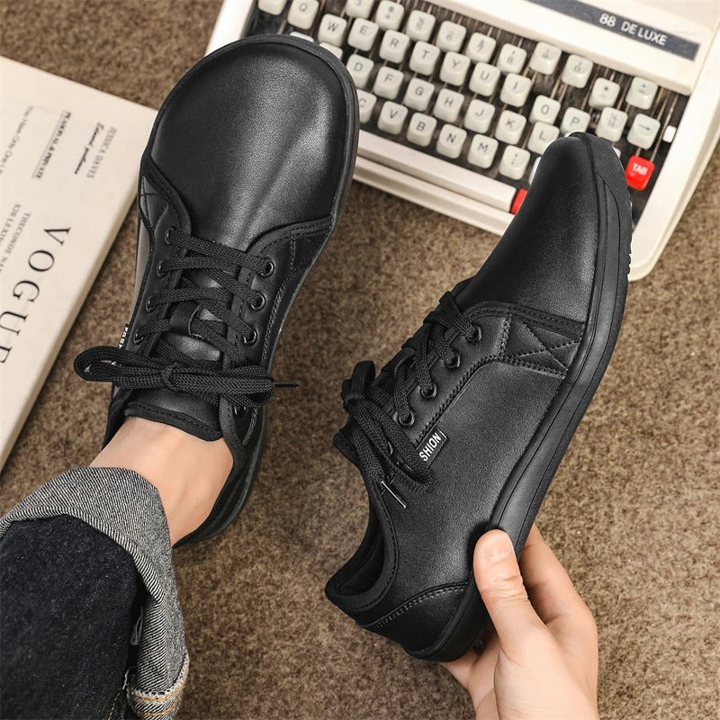 chaussures pied large homme - 38 / Black