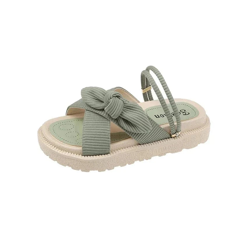 Claquette Orthopédique Femme avec des Lanières en Tissu