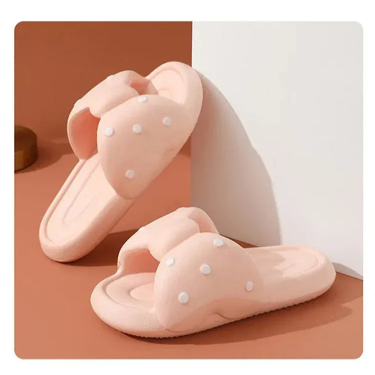 Claquette Orthopédique Femme Chic avec un Nœud Papillon